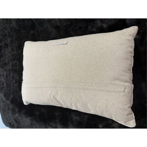 Bloomingville Jiyar Cushion, Black, Cotton lumbar abstract pillow - Picture 5 of 5